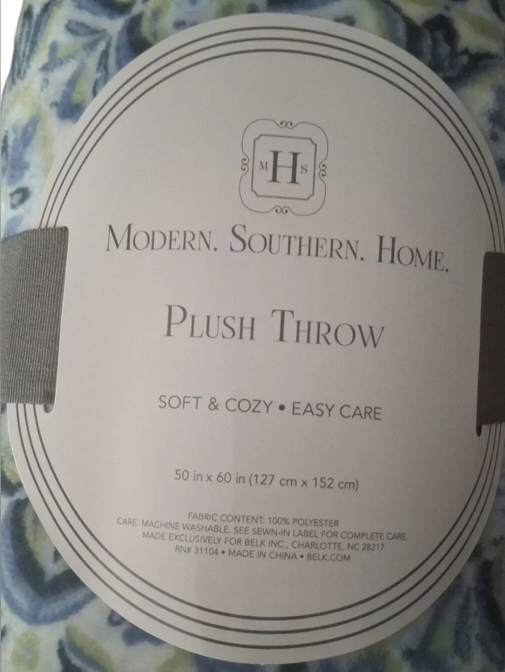 NWT Modern Southern Home Plush Throw🛋💠🛌